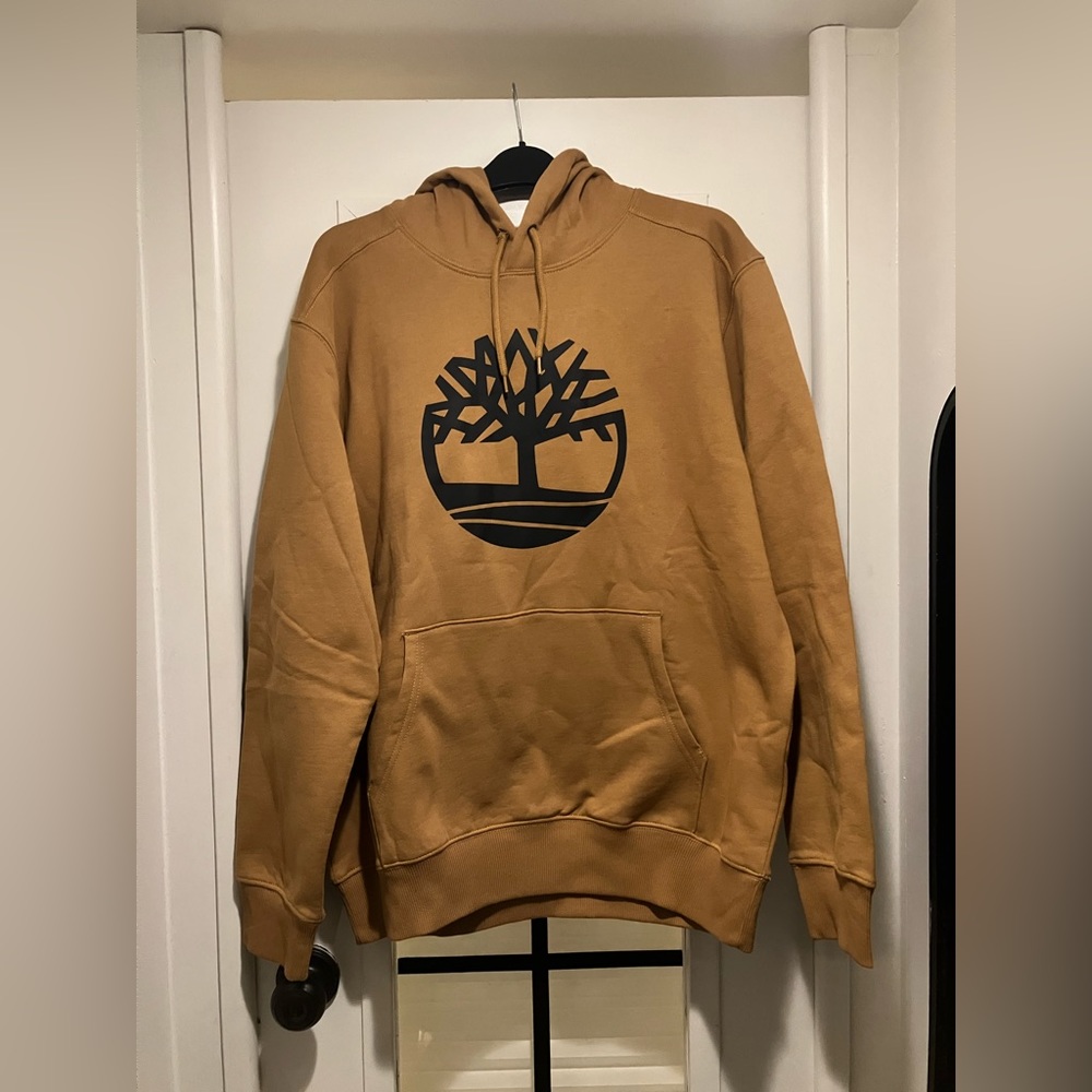 Tan Timberland sweatshirt